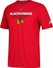 Adidas Men's Chicago Blackhawks Ice Ultimate Performance T-Shirt, Red