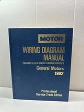 Motor 0-87851-782-0-21092 Wiring Diagram  Manual  General Motors 1992