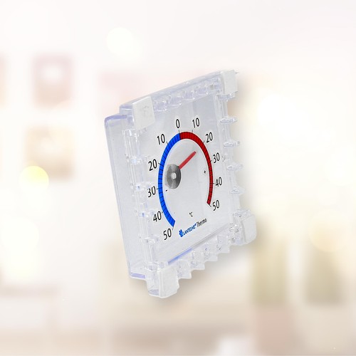 3 Stück Kühlschrankthermometer Set selbstklebend analog Nachjustierbar + - 50°C - Bild 5 von 5