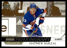 2020-21 Upper Deck Predominant Gold Mathew Barzal New York Islanders