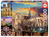 Plg Educa Notre Dame Paris Collage 1000 Teile Puzzle