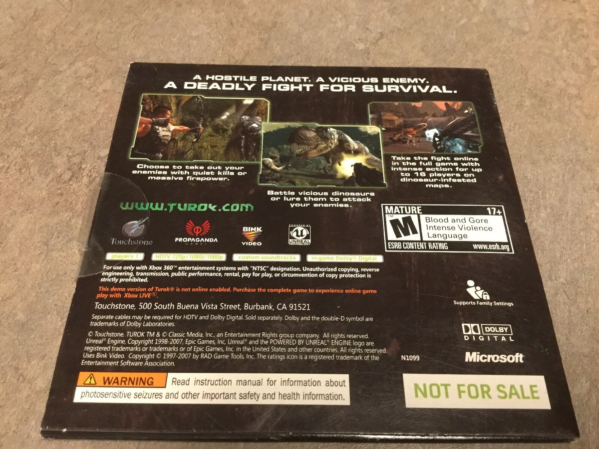 TUROK EVOLUTION XBOX (XBOX 360 ONE SERIES X