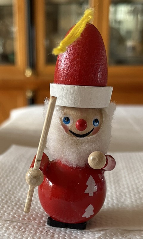 Steinbach Wooden Ornament Santa Claus Handmade In Germany