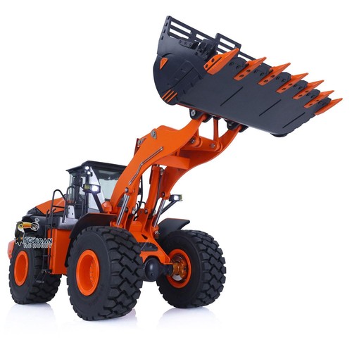 US Stock 1/14 Scale RC RTR Hydraulic Loader ZW370 JDM-198 Sound Light I6S Radio - Picture 6 of 12