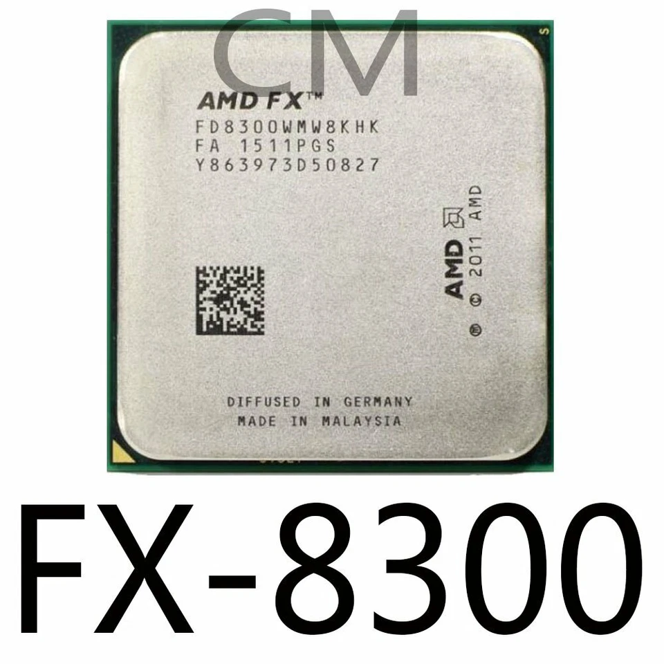 AMD FX-4100 4200 4300 6100 6200 6300 8100 FX-8300 AM3+ CPU Processor - Image 2 of 4