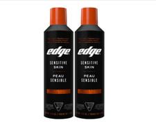 2-Pack Edge Shaving Gel for Men, 9.5oz Shave Gel with Aloe, For Sensitive Skin