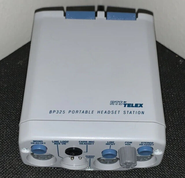 RTS Telex BP325 Portable Headset Station Dual Channel Belt Pack Essentially New RTS Telex BP325 Portable Headset Station Dual Channel Belt Pack Essentially New