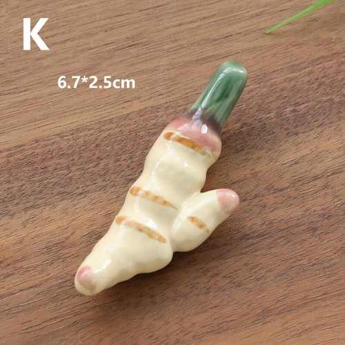 Soporte para palillos en forma de fruta estante de cerámica cubiertos cuchillos mesa hogar regalo - Imagen 27 de 35