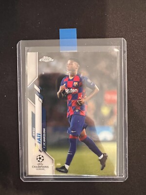 2019-20 Topps Chrome UEFA Champions Ansu Fati RC Base #45 | eBay