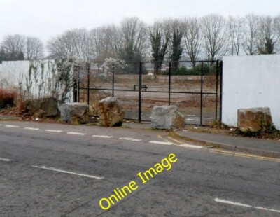 Photo 6x4 Boulders block access to a derelict site, Somerset Road, Cwmbra c2012