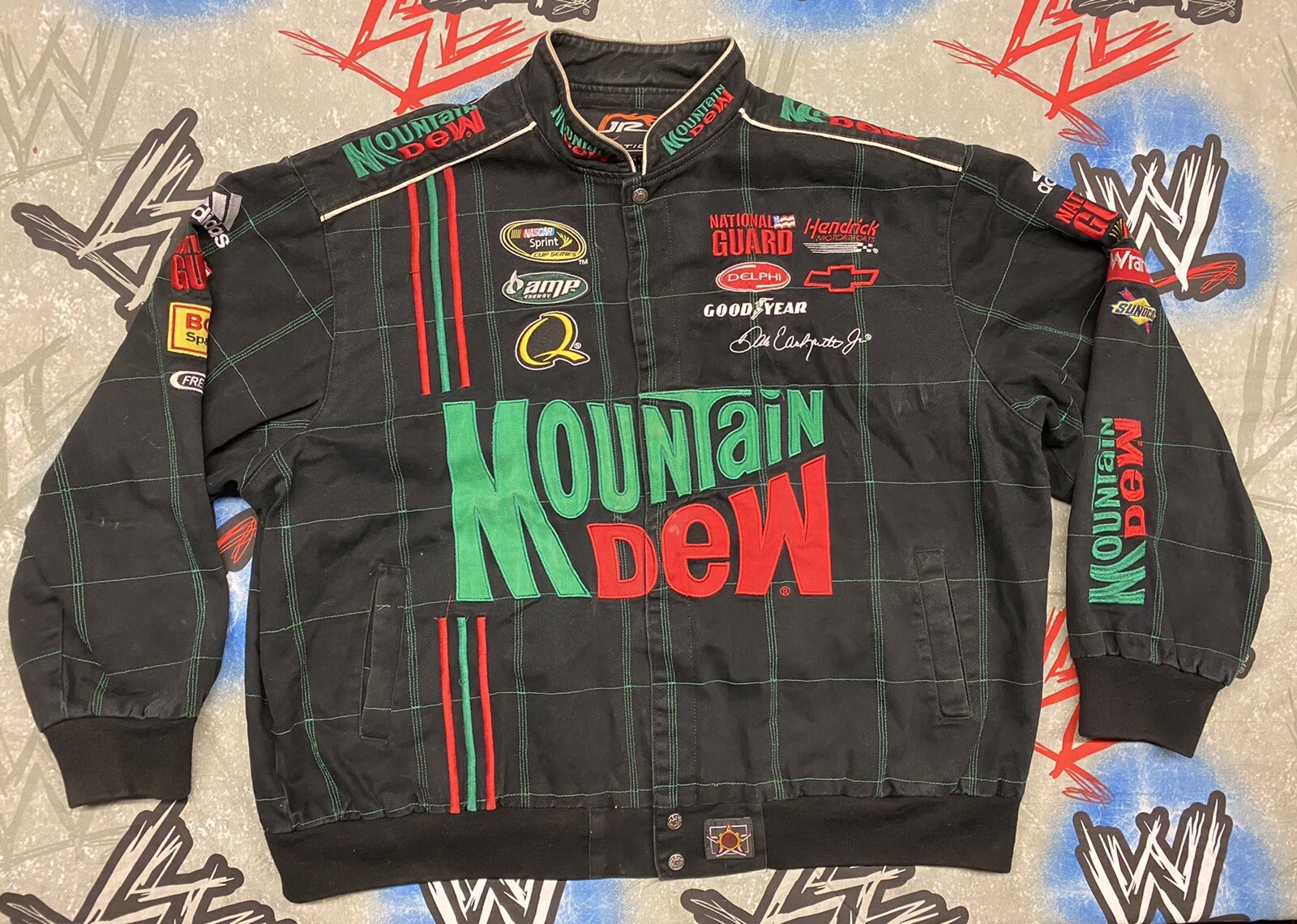 mountain dew nascar jacket