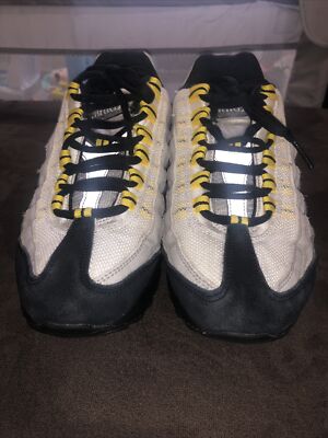 Nike Air Max 95 OG Grey Black Yellow 307565 098 Size 6Y
