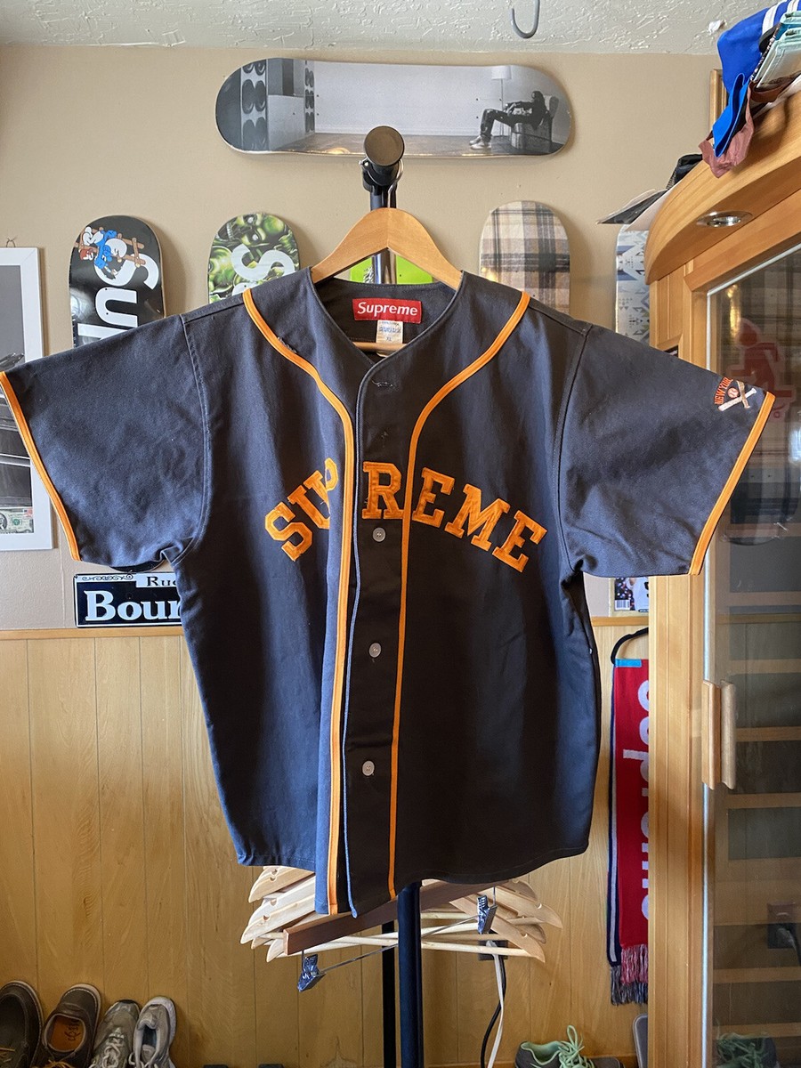 SUPREME's first baseball jersey vintage RARE | eBay SUPREME's first baseball jersey vintage RARE | eBay