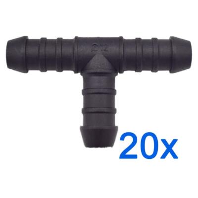 20 x YOU.S Leitungsverbinder Schlauchverbinder RGV Ø 12 / 12 / 12 mm - T-Stück