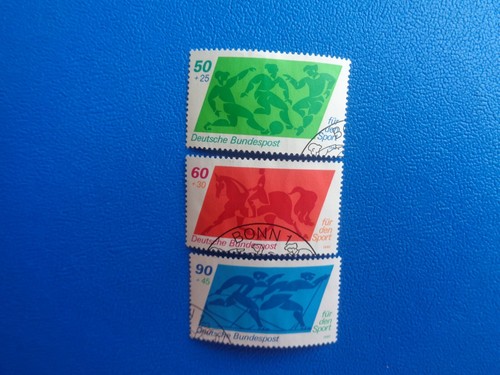 BRD, 1980, Mi: 1046 - 1048, Satz, Für den Sport, gestempelt