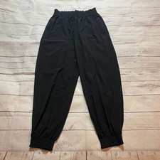 Athleta Lose Fit Jogger Style Workout Gym Pants Black Women's Size 6