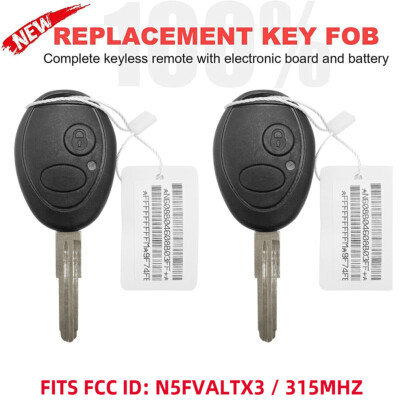 2 For 1999 2000 2001 2002 03 2004 Land Rover Discovery Remote Key Fob N5FVALTX3