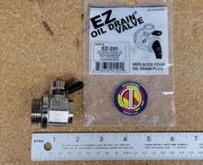 EZ Oil Drain Valve for Caterpillar 3406E C15 C13 C12 C10 3408. P/N EZ-205, EZ205