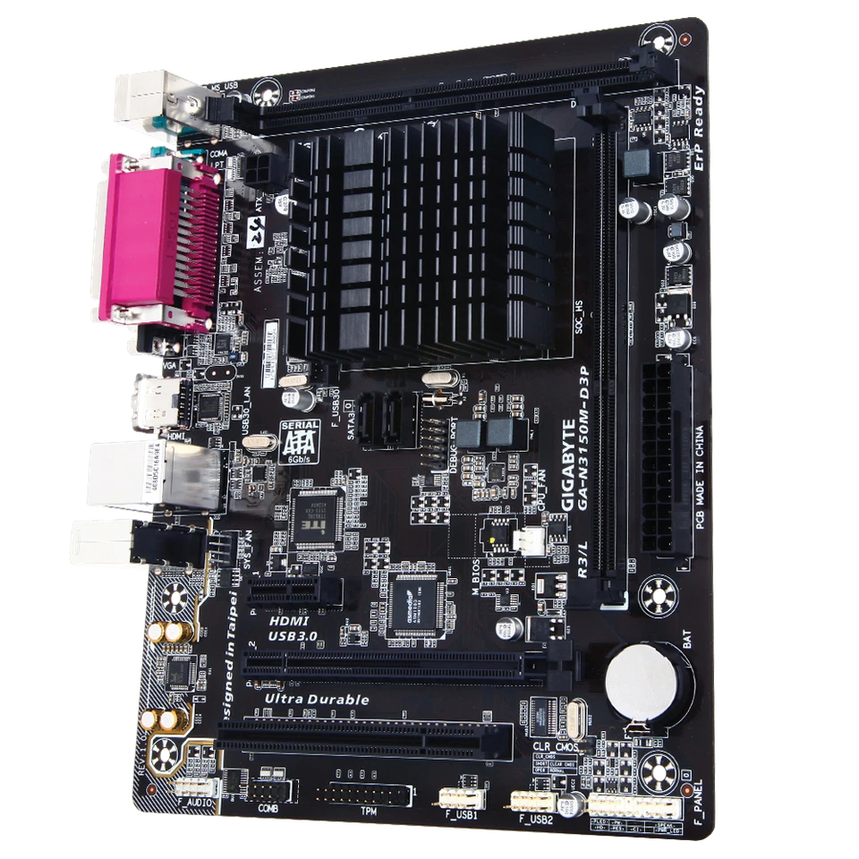 FOR GIGABYTE GA-N3150M-D3P DDR3 8G VGA+DVI-D Socket 478 Motherbroad Test ok - Image 3 of 4