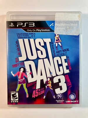 Just Dance 3 (Sony PlayStation 3, 2011) - Manual Included