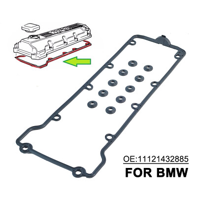 Für BMW 3er E36 E46 316i 318i 5er E34 518i M43 Ventildeckeldichtung 11121432885.