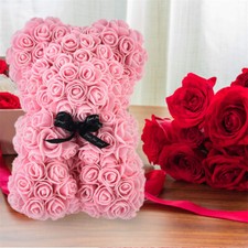 Valentine's Day Gift Rose Bear Flower Rose Teddy Bear Foam Bear 25cm Valentines