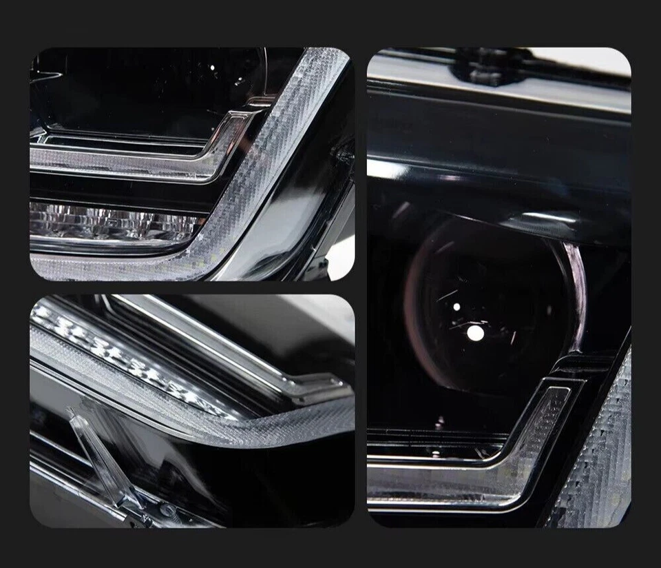 Für VW Amarok 2010-21 2 Stück LED Scheinwerfer DRL und Hinterlicht Bremslicht - Bild 2 von 4