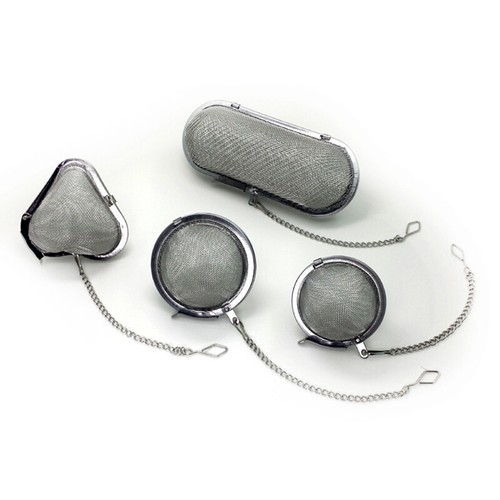 Stainless Steel Mesh Sieve Tea Strainer Tea Infuser Sphere Locking Kitchen ^ * - Picture 8 of 15