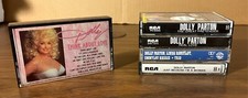 Dolly Parton Lot Of 5 Country Cassettes- all complete - GUC- Real Love/Pretender