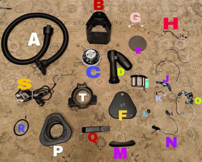 RevAir Reverse Air Hair Dryer PARTS For RA90020 (C)