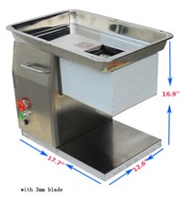 TECHTONGDA QX 110V 250kg/h Commercial Meat Slicer Machine with 3mm Blade