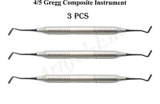 4/5 Gregg Composite Plastic Filling Instrument Dental Restorative Kit 3 Pcs