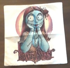 Nightmare Before Christmas Canvas Halloween Throw Pillow Cover 17"+ Square