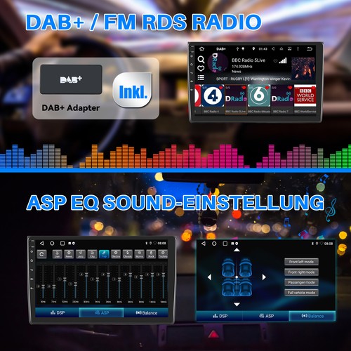 DAB Für Audi A4 8E B6 B7 00-2009 CarPlay Autoradio GPS Navi BT Android 13 4+64G - Bild 14 von 18