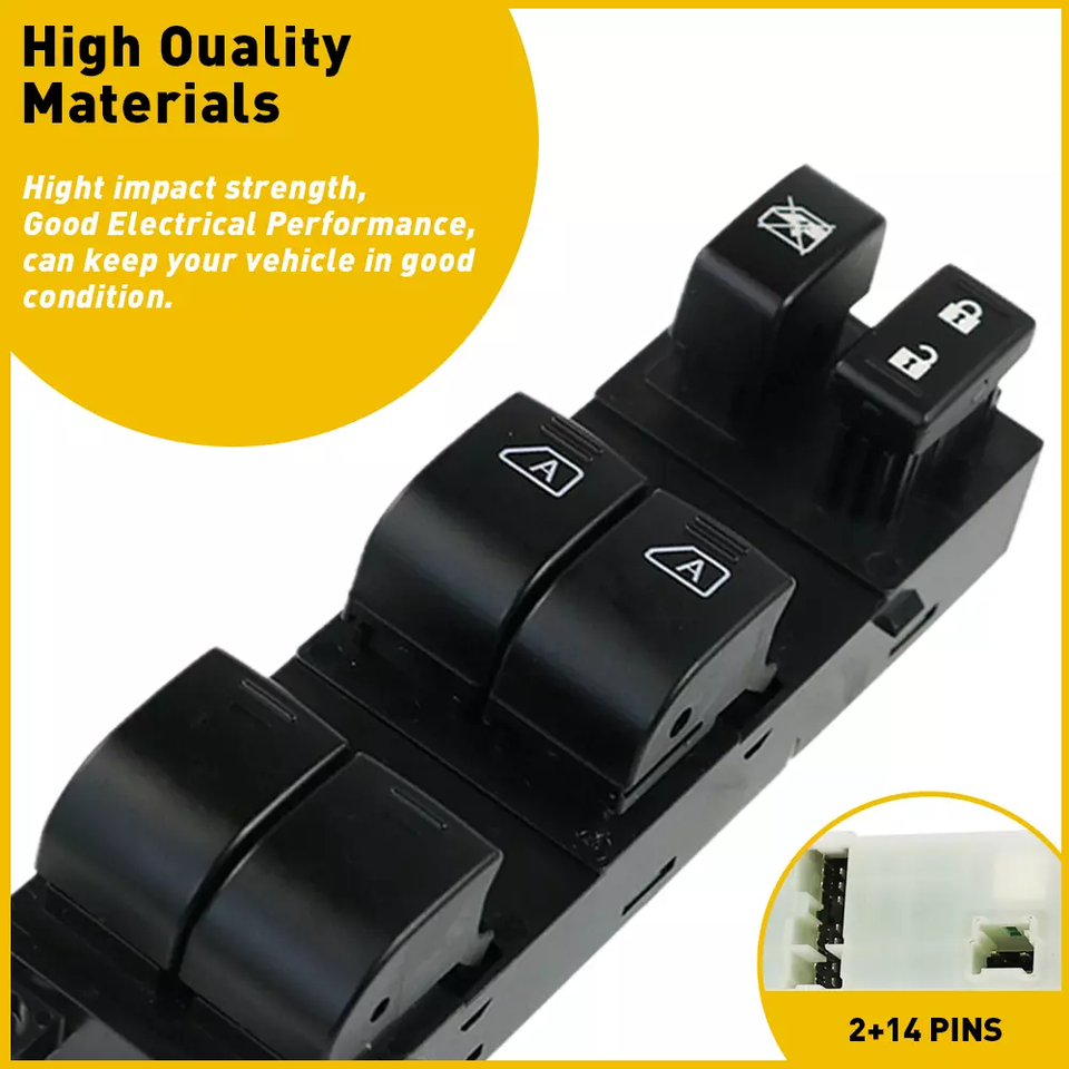 Nissan Altima Power Window Switch Master Power Window Switch For 2007-2012 Nissan Altima Sedan (4-Door) - Driver Side 2012 Nissan Sentra Window Switch - Foto 8