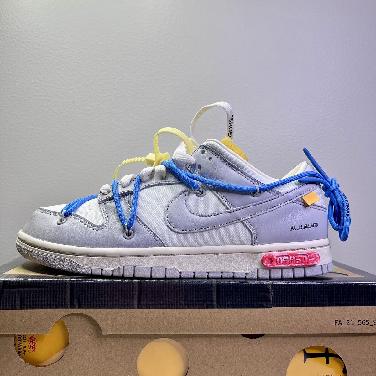 Nike Dunk Low Off White Lot 05 of 50 Size 8 | eBay Nike Dunk Low Off White Lot 05 of 50 Size 8 | eBay