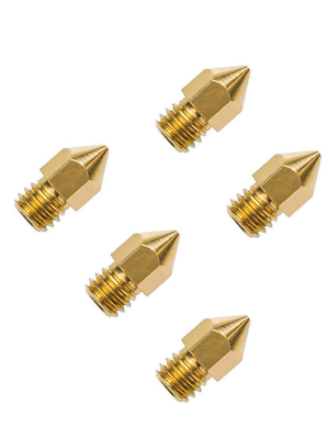 19X MK8 Extruder Nozzle 0.2~1.0mm For Makerbot Creality CR-10 Ender 3D Printer A