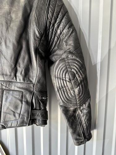 Racing Rare Genuine Leather Vintage Moto Hype Jacket - Bild 16 von 20