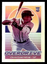2021 Panini Chronicles #11 Cristian Pache Overdrive Holo Card Atlanta Braves