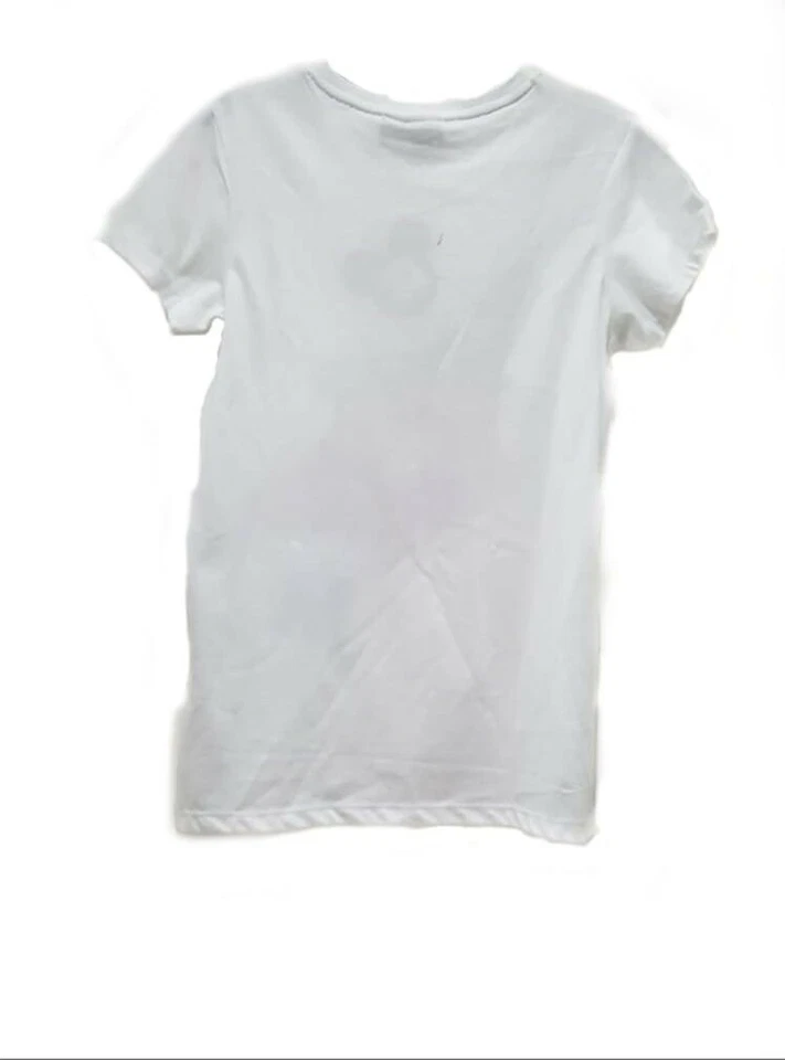 New Disney Mickey Mouse Half Sleeves Tshirt Red Glitter Bump Bag Pattern Primark - Image 3 of 3