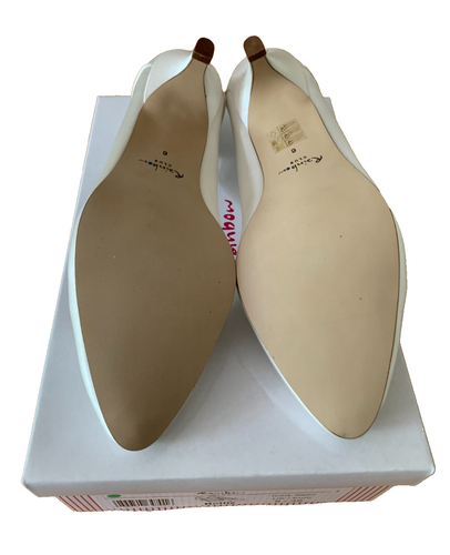 Rainbow Club Hollie Brautschuhe Hochzeit Damen Satin Pumps Gr. 40 Ivory / Creme - Bild 3 von 3
