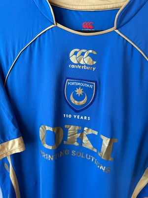 Maillot De Football Portsmouth Troisième Kit 2008/2009 - Taille M, Manches Longues, Joueur Lauren #4