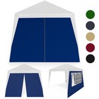 CASARIA® 2x Seitenteil Seitenwand für Pavillon 3x3m mit Fenster Festival Garten