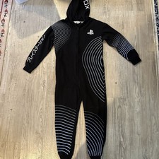 PlayStation /H M Black Controller Symbols All In One Jumpsuit Unisex Us 12/14