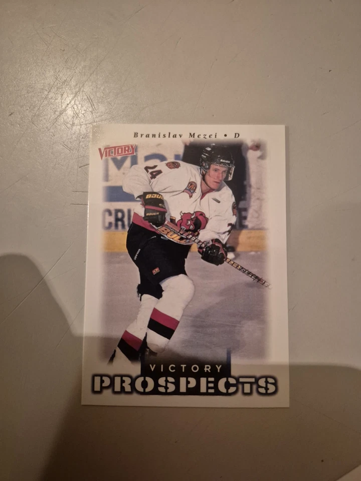 1999-00 Victory Branislav Mezei Prospects #366 Rookie Rc Team CHL - Photo 1/1