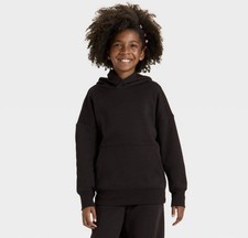 Art Class Girls Hoodie Black Fleece Oversized M 8 