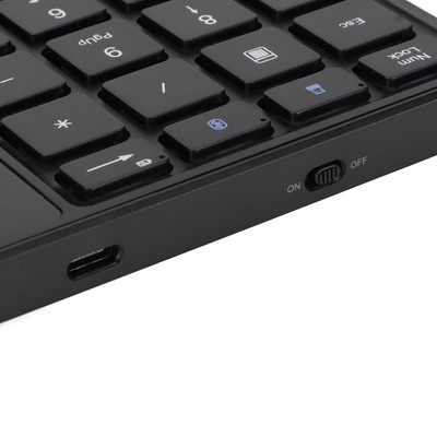 Wireless Numeric Keypad 2.4G 22 Keys Touch Screen Lightweight Portable Type C CB
