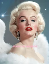 MARILYN MONROE #374 BEAUTIFUL COLOR  PHOTO 11 X 8.5 SHIPS FREE