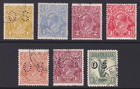 Australia fine used King's heads and 1s lyrebird with CTO cancellations — photo 1