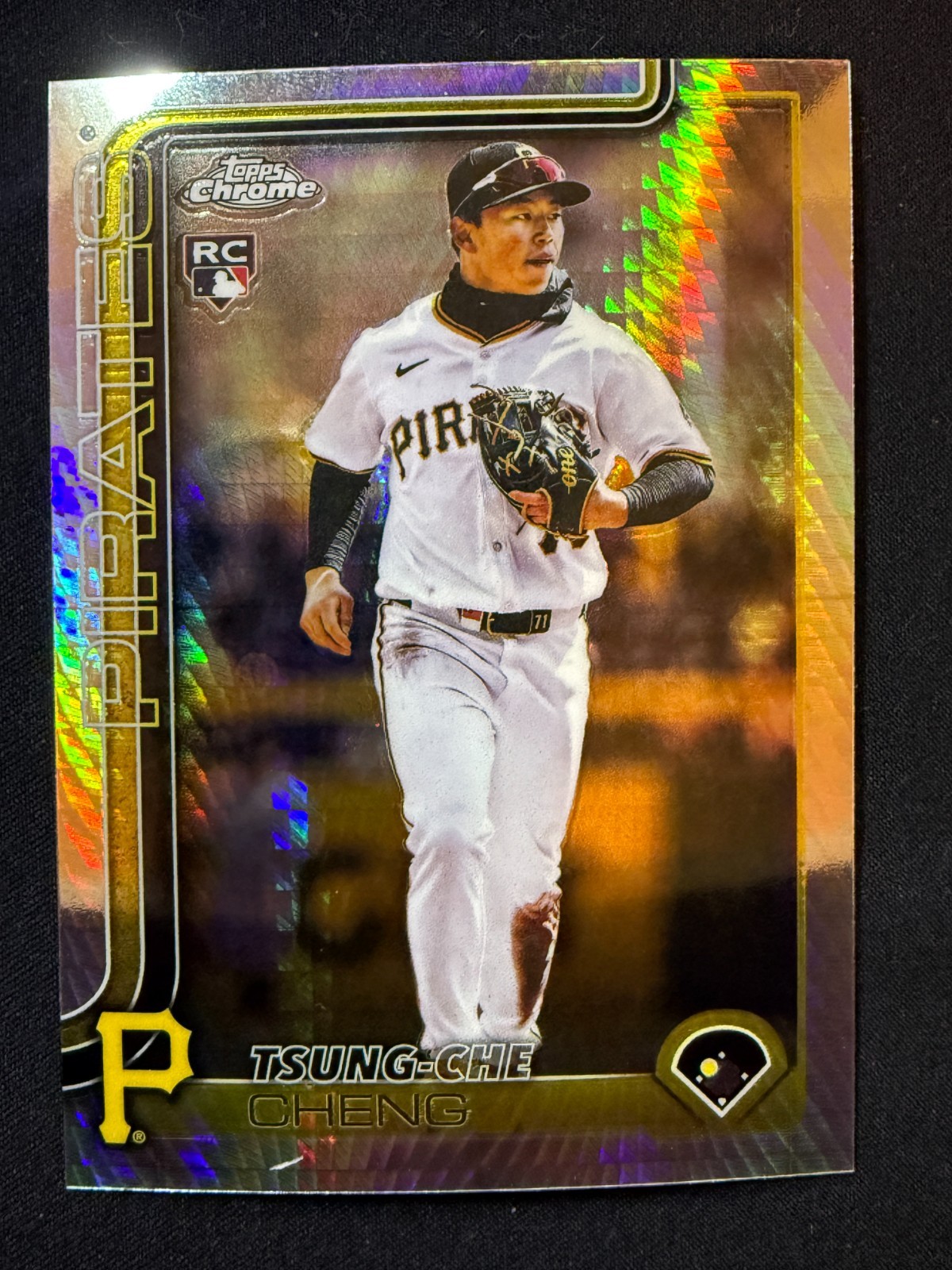 2025 Topps Chrome Update - Tsung-Che Cheng (RC) - Prism Refractor #USC74